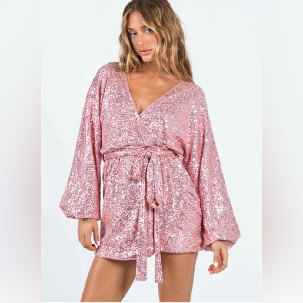 Princess Polly Dancing Queen Mini Dress (Pink / XS)